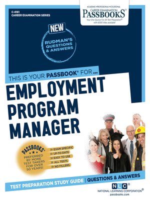 cover image of Employment Program Manager